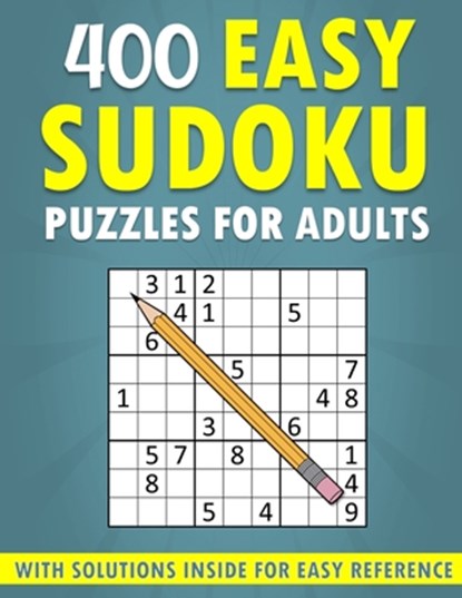 400 Easy Sudoku Puzzles for Adults - With Solutions Inside for Easy Reference, Klever Crew - Paperback - 9798325416859