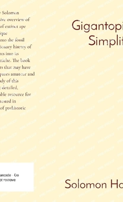 Gigantopithecus Simplified, Solomon Hathaway - Paperback - 9798330255337