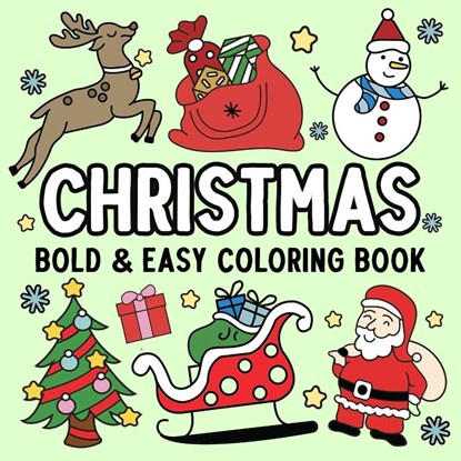 Christmas Bold and Easy Coloring Book, Hue Coloring - Paperback - 9798330288694