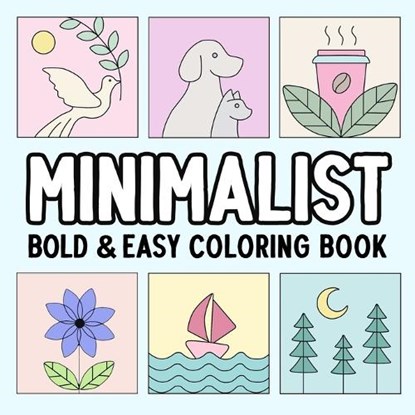 Minimalist Bold and Easy Coloring Book, Hue Coloring - Paperback - 9798330318995