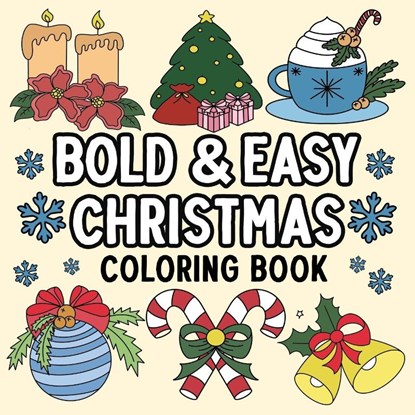 Bold and Easy Christmas Coloring Book, Hue Coloring - Paperback - 9798330327379