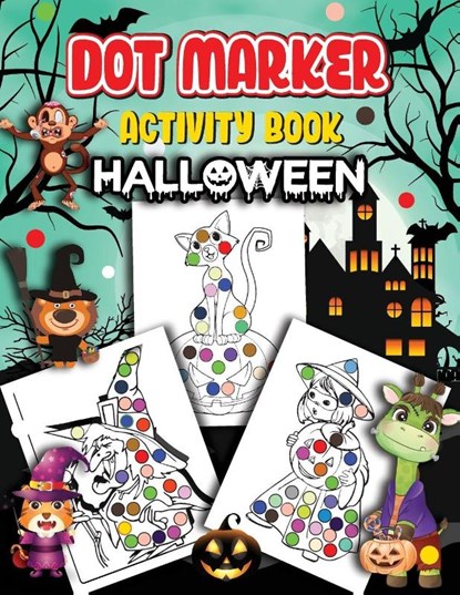 Halloween Dot Marker Activity Book, Wutigerr - Paperback - 9798330459971