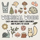 Whimsical Woods - Hue Coloring - 9798330682454
