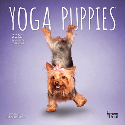 Yoga Puppies 2026 Mini 7x7 Calendar, Browntrout - Paperback - 9798330701988