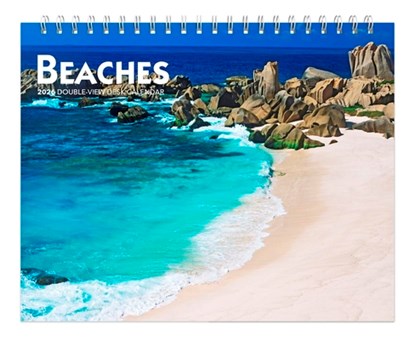 Beaches 2026 7.5 X 6 Inch Monthly Double-View Easel Desk Calendar, Browntrout - Gebonden - 9798330702343