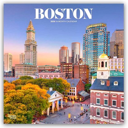 Boston 2026 Square Flap Calendar, Browntrout Publishers - Paperback - 9798330702572