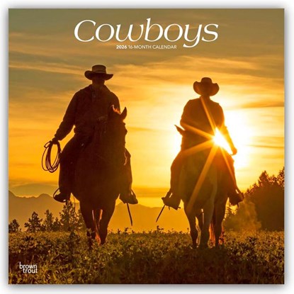 Cowboys 2026 Square Flap Calendar, Browntrout Publishers - Paperback - 9798330703050