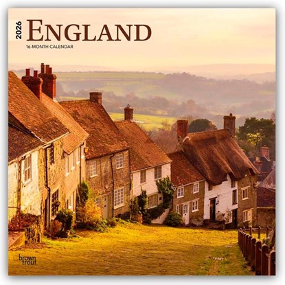 England 2026 - 16-Monatskalender, Browntrout Publishers - Paperback - 9798330703203