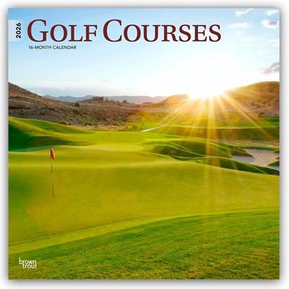 Golf Courses 2026 Square Flap Calendar, Browntrout Publishers - Paperback - 9798330703517