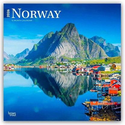 Norway - Norwegen 2026 - 16-Monatskalender, Browntrout Publishers - Paperback - 9798330704934