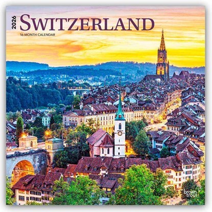 Switzerland 2026 Square Flap Calendar, Browntrout Publishers - Paperback - 9798330705757