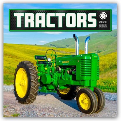 Tractors 2026 Square Flap Calendar, Browntrout Publishers - Paperback - 9798330705931