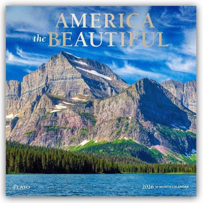 America the Beautiful 2026 Square Plato Foil Calendar, Browntrout Publishers - Paperback - 9798330706600
