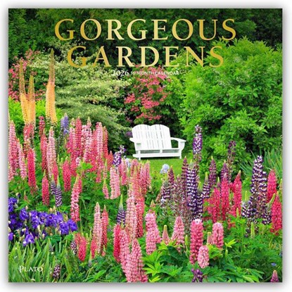 Gorgeous Gardens 2026 Square Plato Foil Calendar, Browntrout Publishers - Paperback - 9798330706679