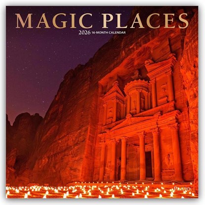 Magic Places 2026 Square Plato Foil Calendar, Browntrout Publishers - Paperback - 9798330706747