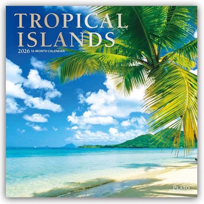 Tropical Islands 2026 Square Plato Foil Calendar, Browntrout Publishers - Paperback - 9798330706778