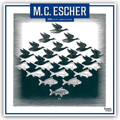 M. C. Escher 2026 - 16-Monatskalender, Browntrout Publishers - Paperback - 9798330707065