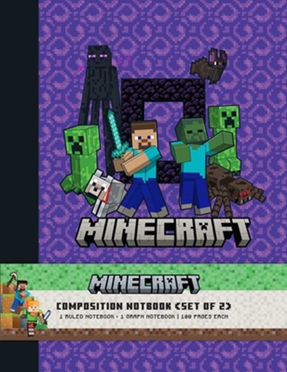 Minecraft Composition Notebook Set (Set of 2), Insight Editions - Paperback - 9798337400242