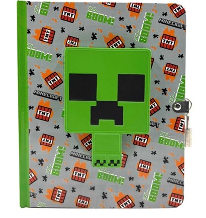 Minecraft: Creeper Squishy Lock & Key Diary, Insight Editions - Gebonden - 9798337400273