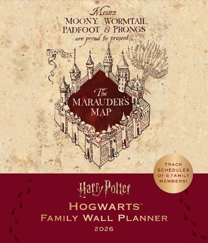 2026 Harry Potter: Hogwarts Family Wall Planner, Insight Editions - Paperback - 9798337400471