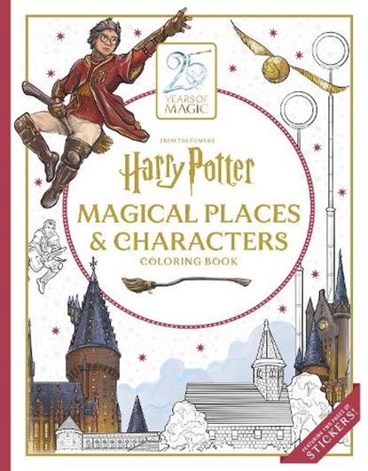 Harry Potter: Magical Places and Characters Coloring Book, Insight Editions - Paperback - 9798337403793
