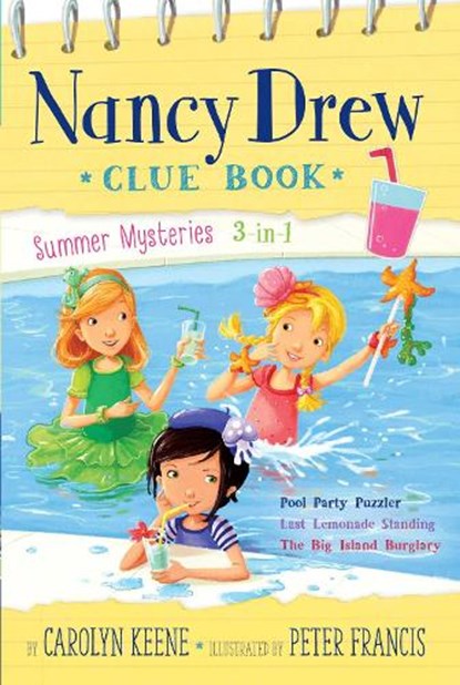Nancy Drew Clue Book Summer Mysteries 3-in-1, Carolyn Keene - Paperback - 9798347112043