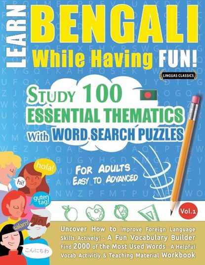 LEARN BENGALI WHILE HAVING FUN! - FOR ADULTS, Linguas Classics - Paperback - 9798349008269