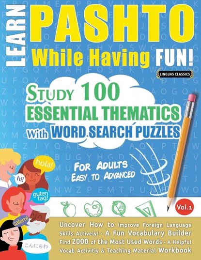LEARN PASHTO WHILE HAVING FUN! - FOR ADULTS, Linguas Classics - Paperback - 9798349008559