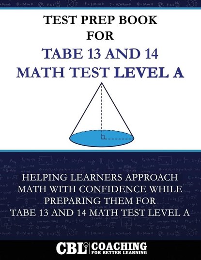 Test Prep Book For TABE 13 and 14 Math Test Level A, Coaching For Better Learning - Paperback - 9798349315558
