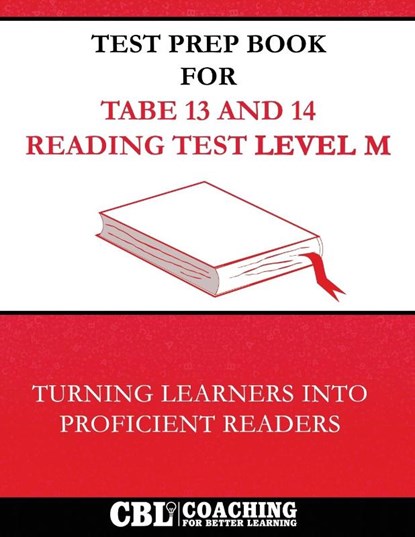 Test Prep Book for TABE 13 and 14 Reading Test Level M, Coaching For Better Learning - Paperback - 9798349442148