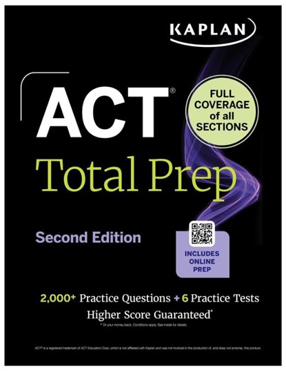 ACT Total Prep, Kaplan Test Prep - Paperback - 9798349701788