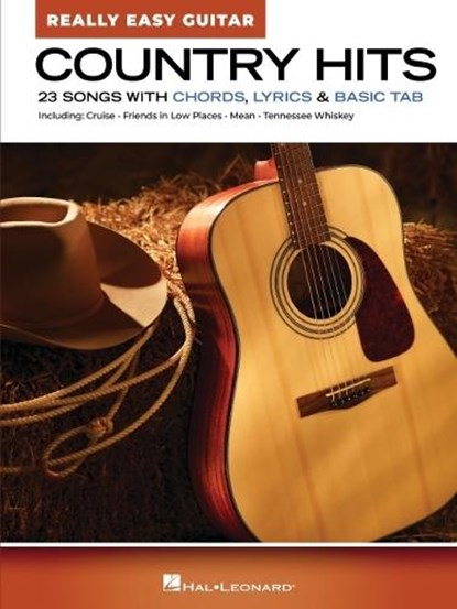 Country Hits - Really Easy Guitar: 23 Beloved Tunes with Simple Chord Charts, Lyrics, Chords, and Basic Tab, niet bekend - Paperback - 9798350116922