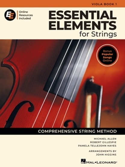 Essential Elements for Strings - Viola Book 1 with Online Resources, Robert Gillespie - Paperback - 9798350120752