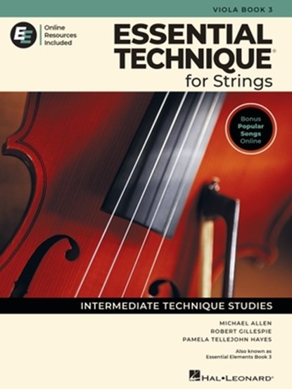 Essential Technique for Strings - Viola Book 3 with Online Resources, Robert Gillespie - Paperback - 9798350137095