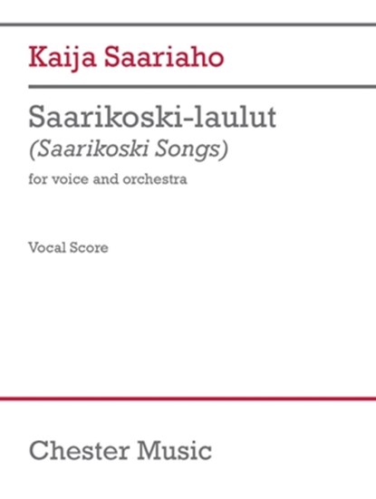 Saariaho: Saarikoski-Laulut for Voice (Finnish) and Orchestra Study Score, Kaija Saariaho - Paperback - 9798350147407