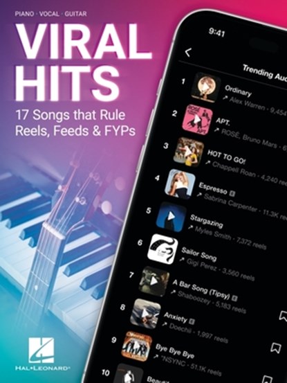 Viral Hits: 17 Songs That Rule Reels, Feeds, & Fyps - Piano/Vocal/Guitar Songbook, niet bekend - Paperback - 9798350163254