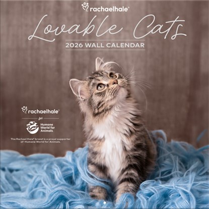 Rachael Hale + Nhs - Lovable Cats 2026 Wall Calendar, Turner Licensing - Gebonden - 9798350612158