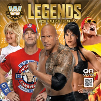 Wwe Legends 2026 12x12 Team Wall Calendar, Turner Licensing - Gebonden - 9798350612301
