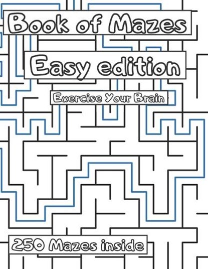 Book of Mazes Easy Edition, M K Cook - Paperback - 9798362785888