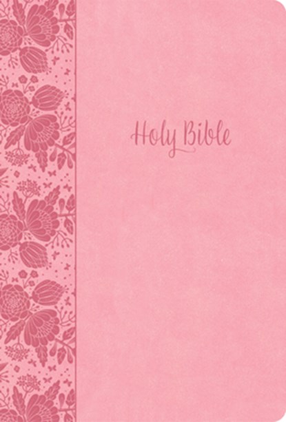 KJV Large Print Thinline Bible, Value Edition, Soft Pink Leathertouch, Holman Bible Publishers - Gebonden - 9798384517948