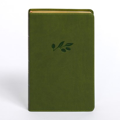 CSB Personal Size Giant Print Bible, Olive Leathertouch, Csb Bibles by Holman - Gebonden - 9798384525264