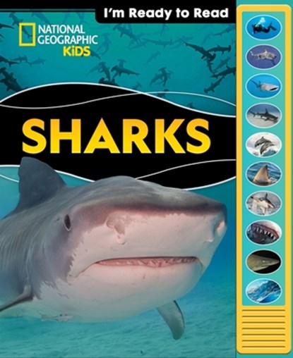 National Geographic Kids: Sharks I'm Ready to Read Sound Book, PI Kids - Gebonden - 9798384600138