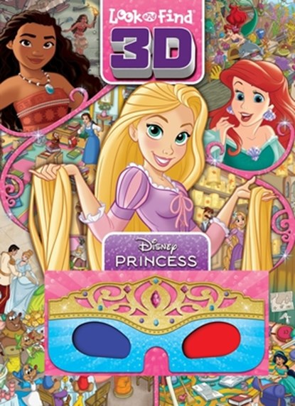 Disney Princess: Look and Find 3D, PI Kids - Gebonden - 9798384600374