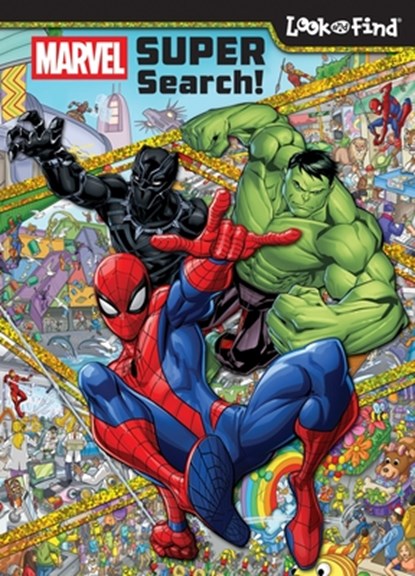 Marvel: Super Search! Look and Find, Pi Kids - Gebonden - 9798384600404