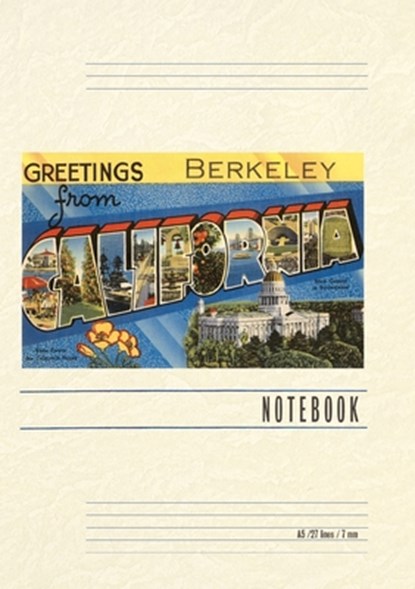Vintage Lined Notebook Greetings from Berkeley, California, Found Image Press - Paperback - 9798385402267