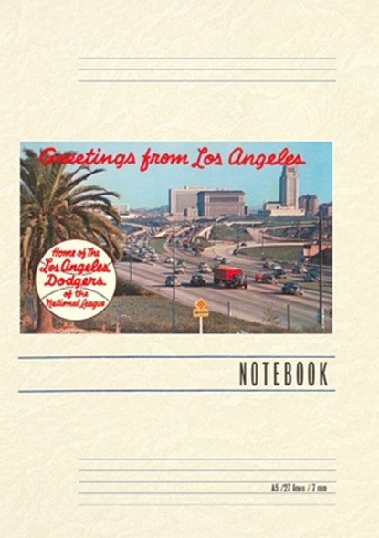 Vintage Lined Notebook Greetings from Los Angeles, Found Image Press - Paperback - 9798385418916