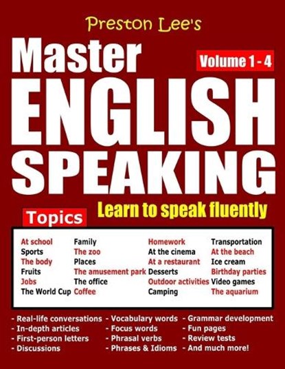 Preston Lee's Master English Speaking - Volume 1 - 4, Matthew Preston - Paperback - 9798386636821