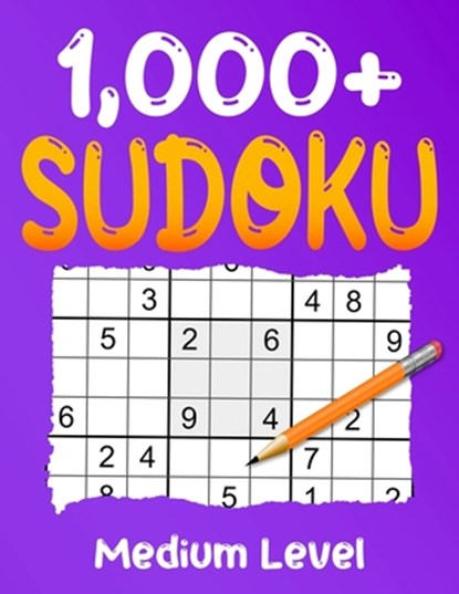1000+ Medium Sudoku Puzzle Book: Puzzles with Solutions for Adults, Collin Deloach - Paperback - 9798390820841