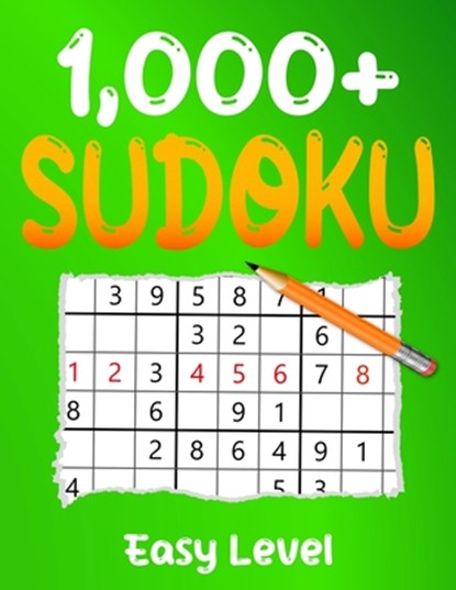 1000+ Easy Sudoku Puzzle Book: Puzzles with Solutions for Adults, Collin Deloach - Paperback - 9798391086413