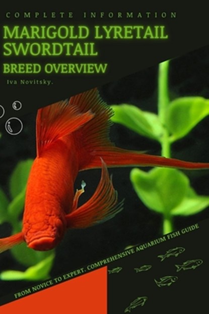 Marigold Lyretail Swordtail: From Novice to Expert. Comprehensive Aquarium Fish Guide, Iva Novitsky - Paperback - 9798398906943